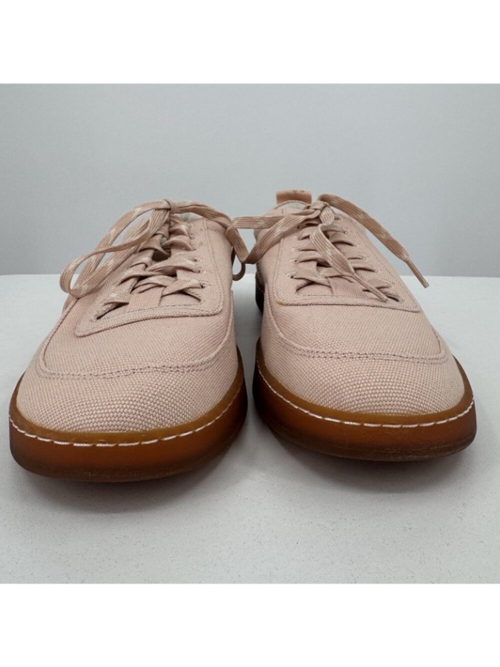 Everlane Tread Bare Sneaker size 13 Women's in Pink Canvas Classic Lace-up Shoes - Picture 6 of 10